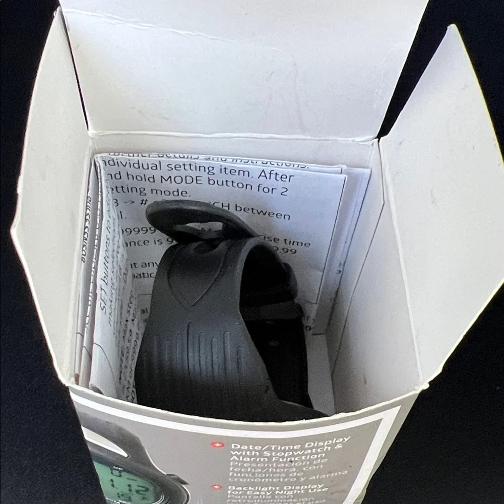 New Medline Heart Rate Watch - Black/Gray